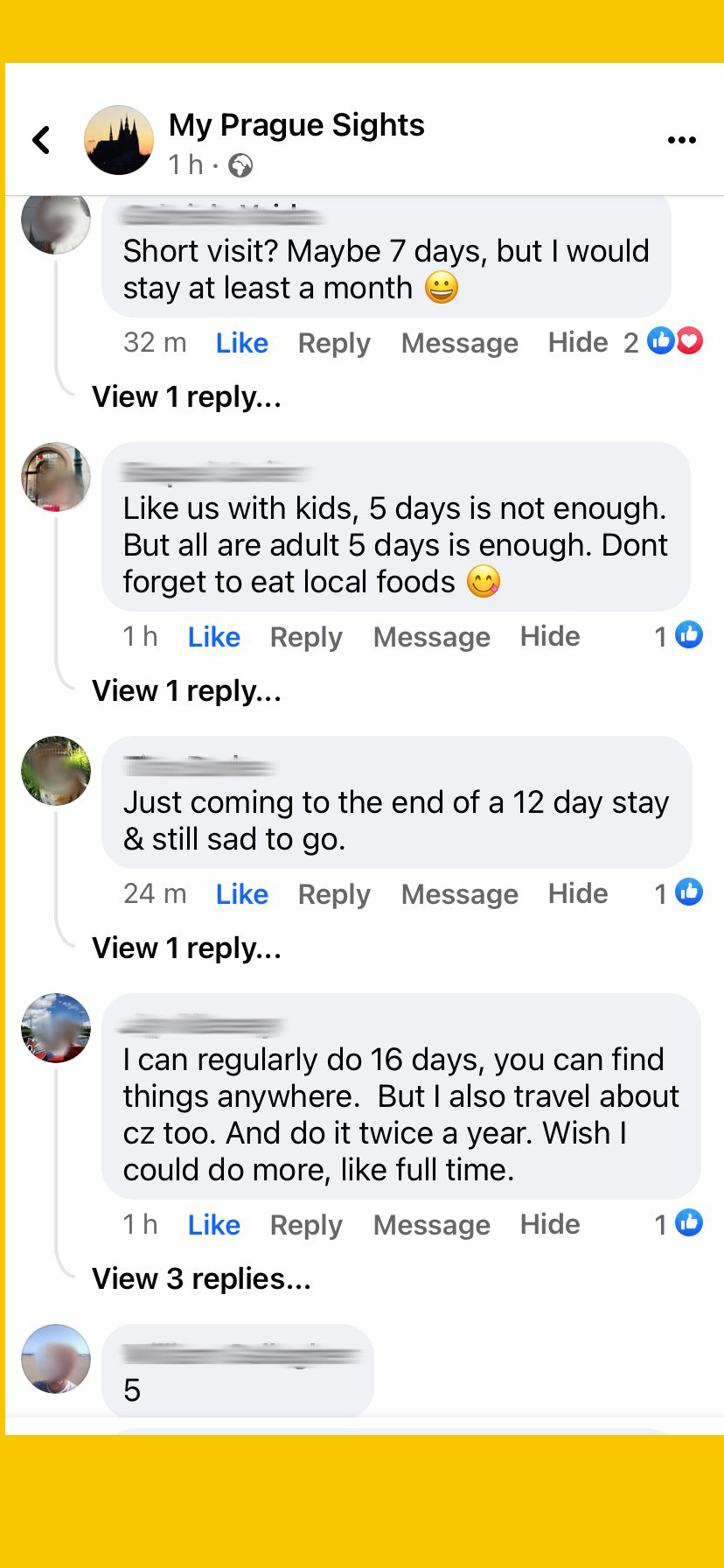 Facebook comments 1 How many days
