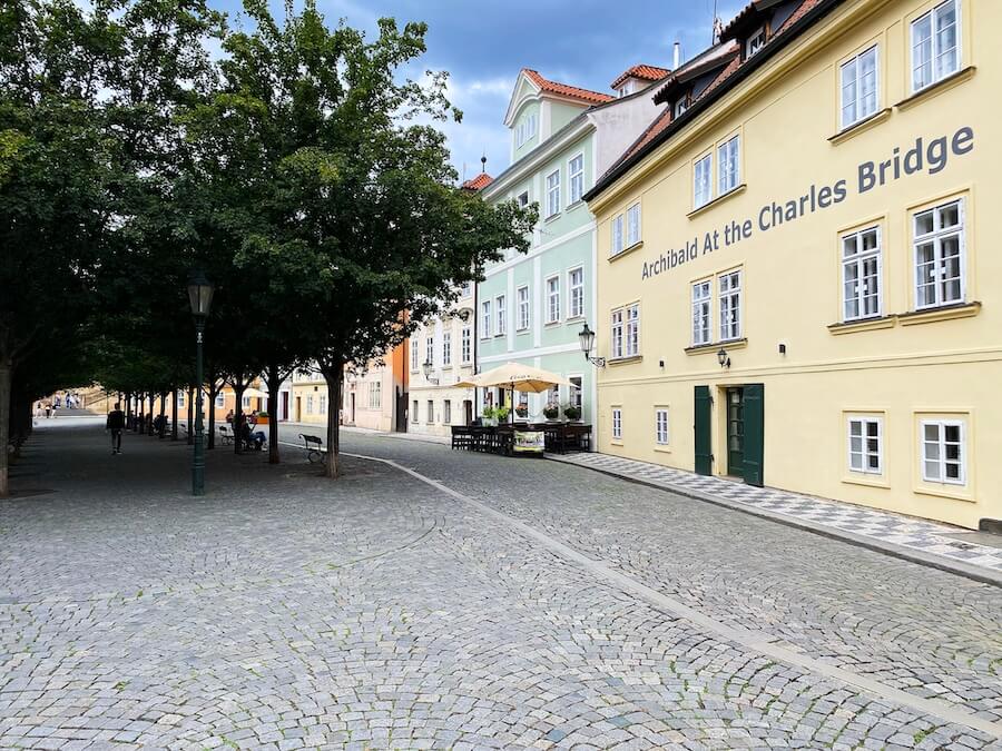 Archibald hotel front with trees