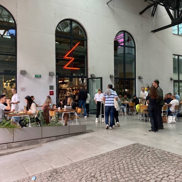 Eska restuarnt Karlin from outside entrance