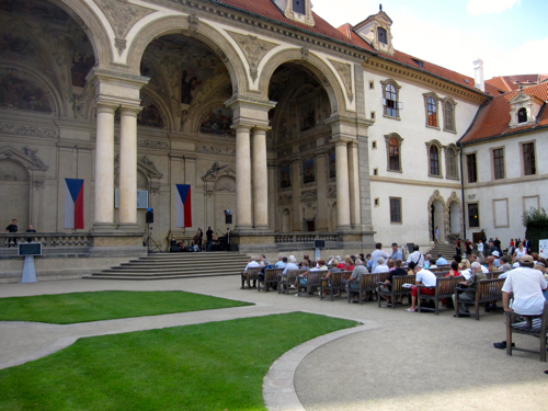 Free concert in Wallenstein Garden
