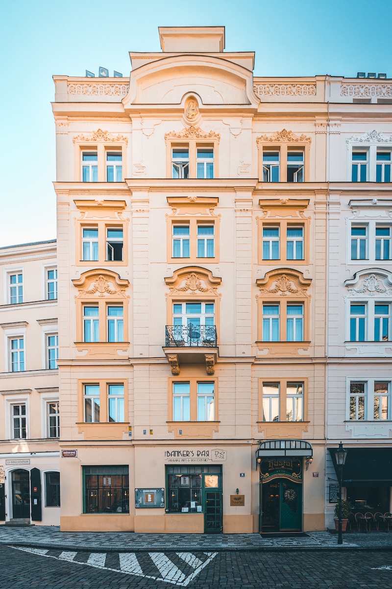Hastal hotel in Prague from outside