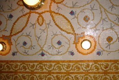 Imperial Hotel Prague cafe ceiling