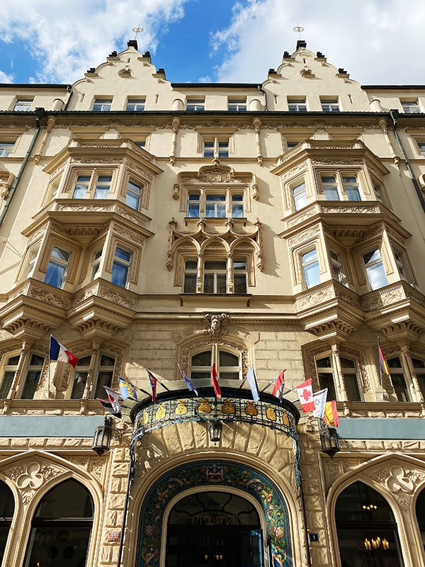 Hotel Paris Prague facade