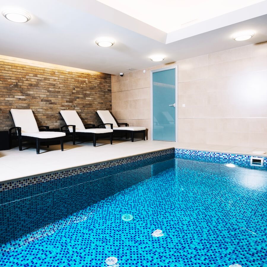 Indoor hotel pool