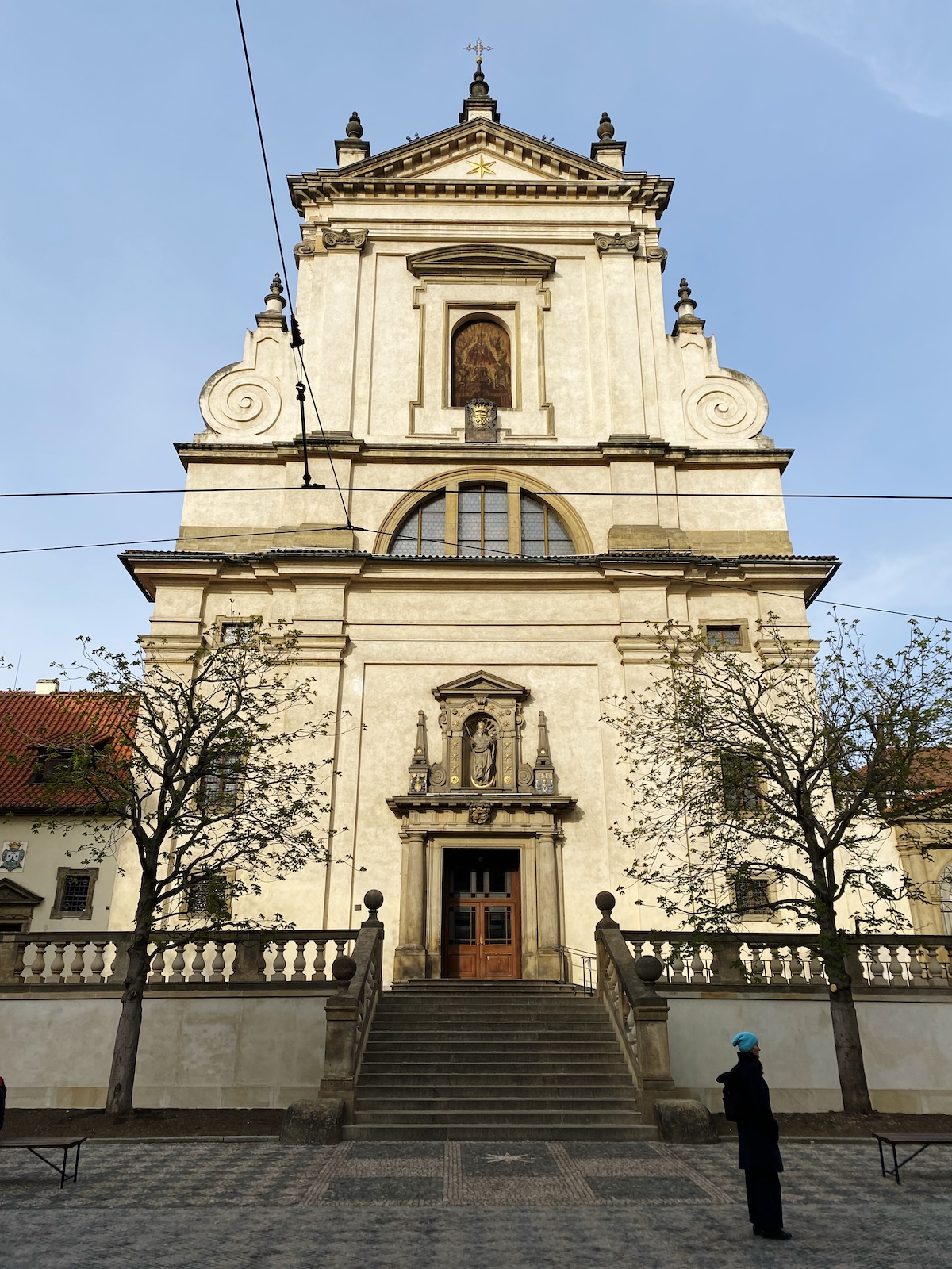 Front of Infant of Prague Church in Little Quarter 