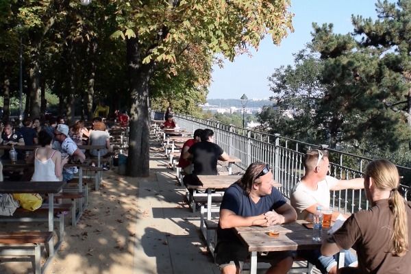 Letna beer garden tables