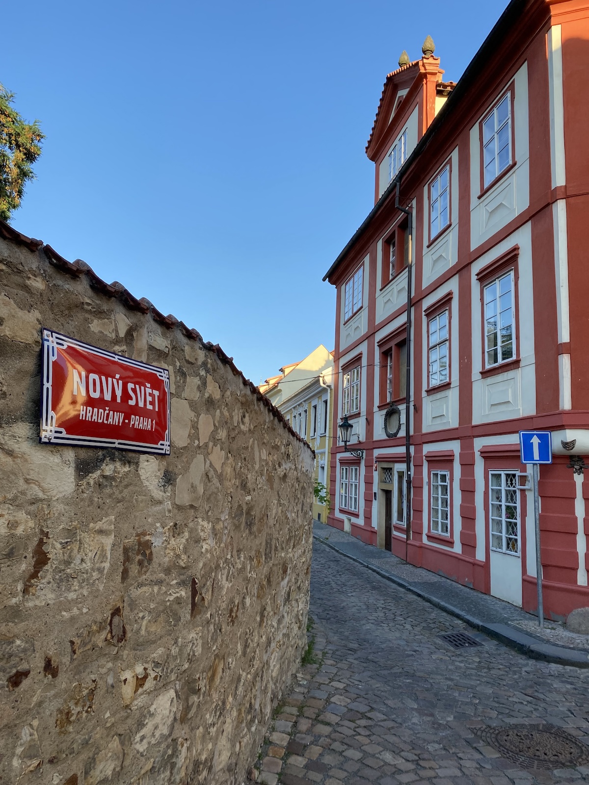 New World Street in Prague