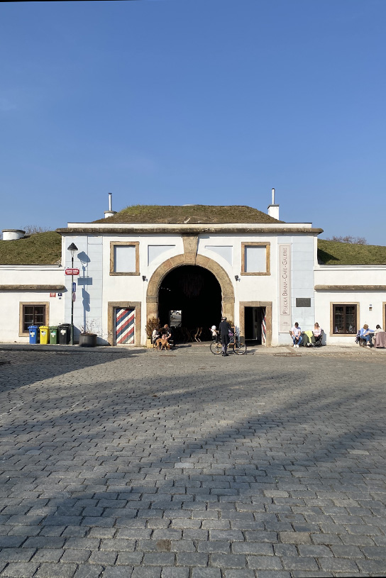 Pisecka brana front entrance in Prague