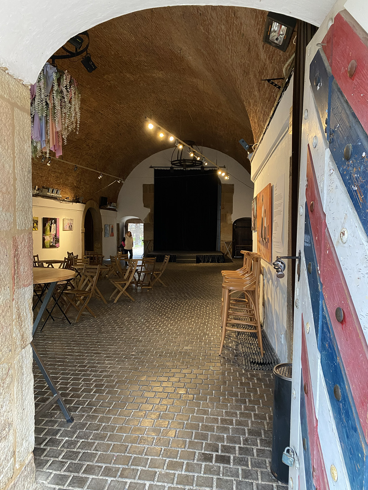 Pisecka brana looking into the gallery space