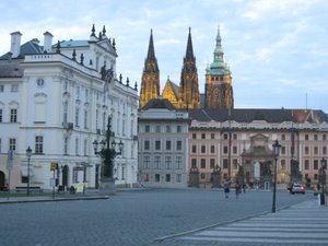 Main entrance to Prague castle