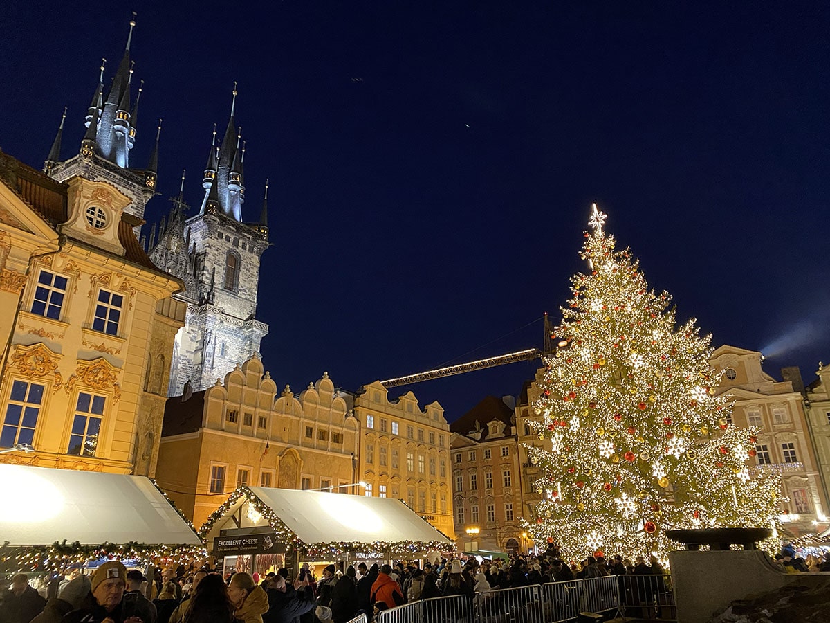 Christmas market on Prague Old Town Square