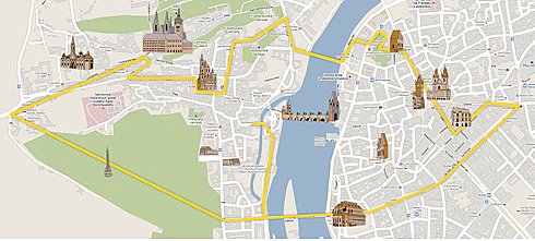 Segway tour map