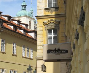Exterior of Ventana hotel Prague