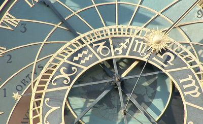 Prague astronomical clock detail